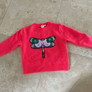 Billieblush Pink Dragonfly Sweater